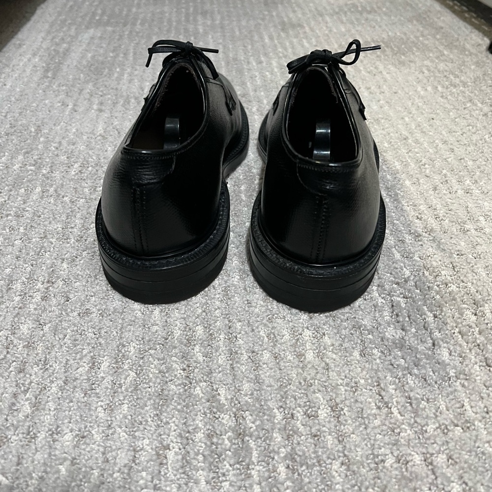 Florsheim Vintage Plain Toe Bluchers Black Calfskin Men’s Size 8D - Picture 3 of 9